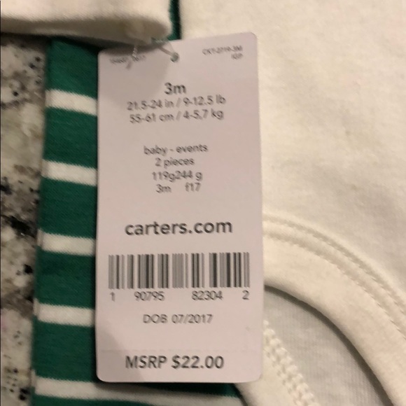 NWT Carter’s Baby 2-Piece Christmas Outfit 3 month - Picture 3 of 4